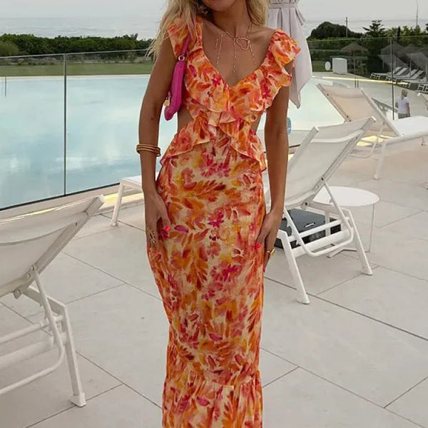 Robe corail été