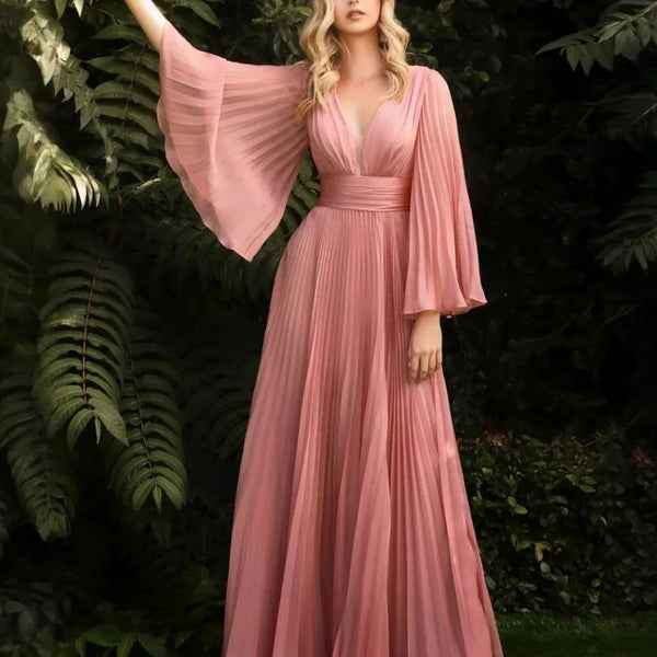 Robe portefeuille corail