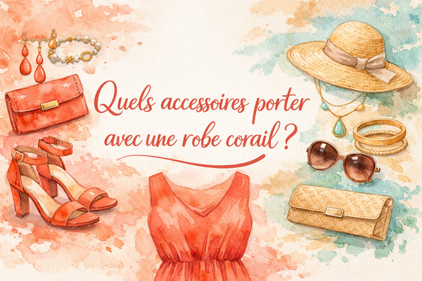 Quels accessoires porter avec une robe corail ?