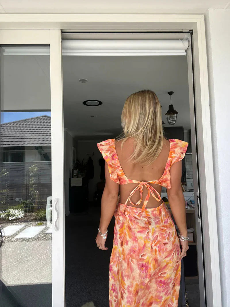 Robe corail été