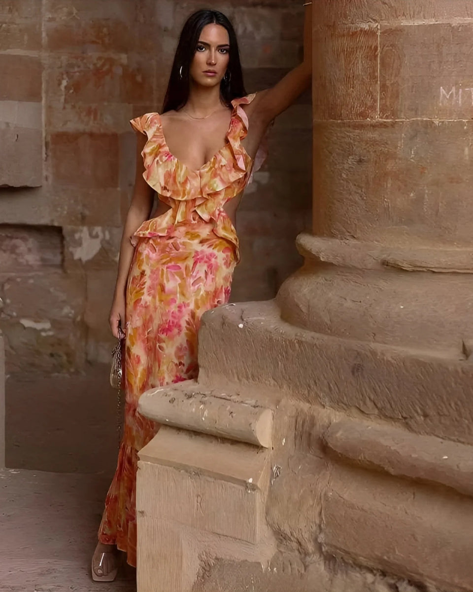 Robe corail été