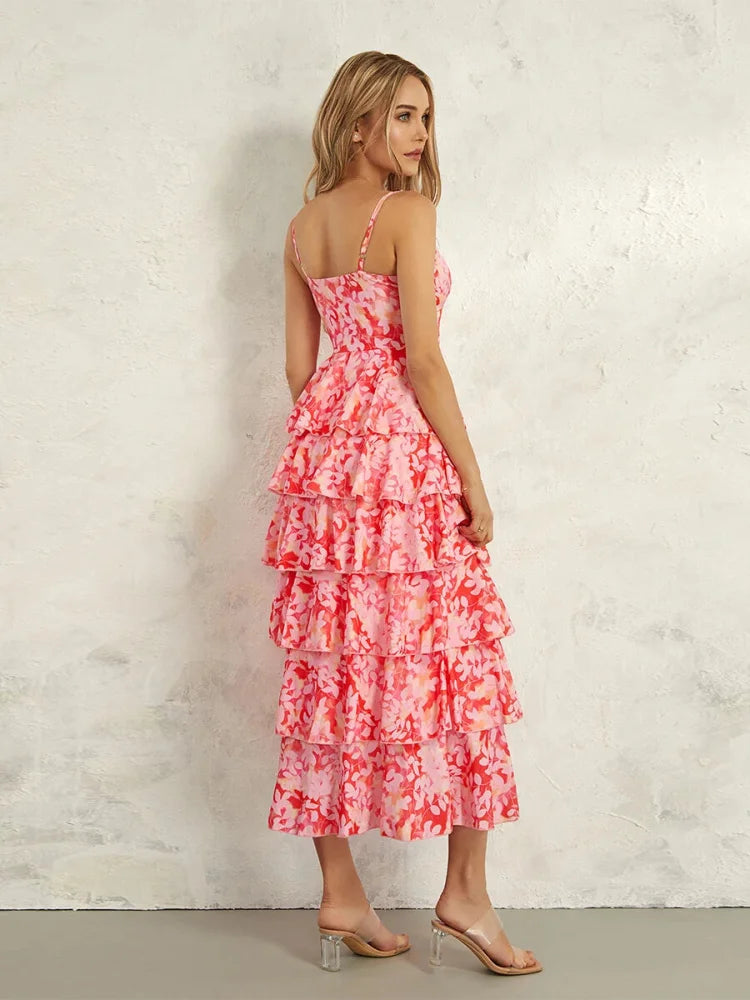Robe corail légère