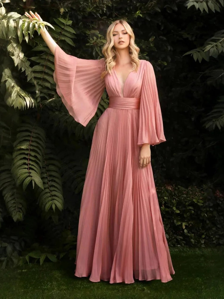Robe portefeuille corail